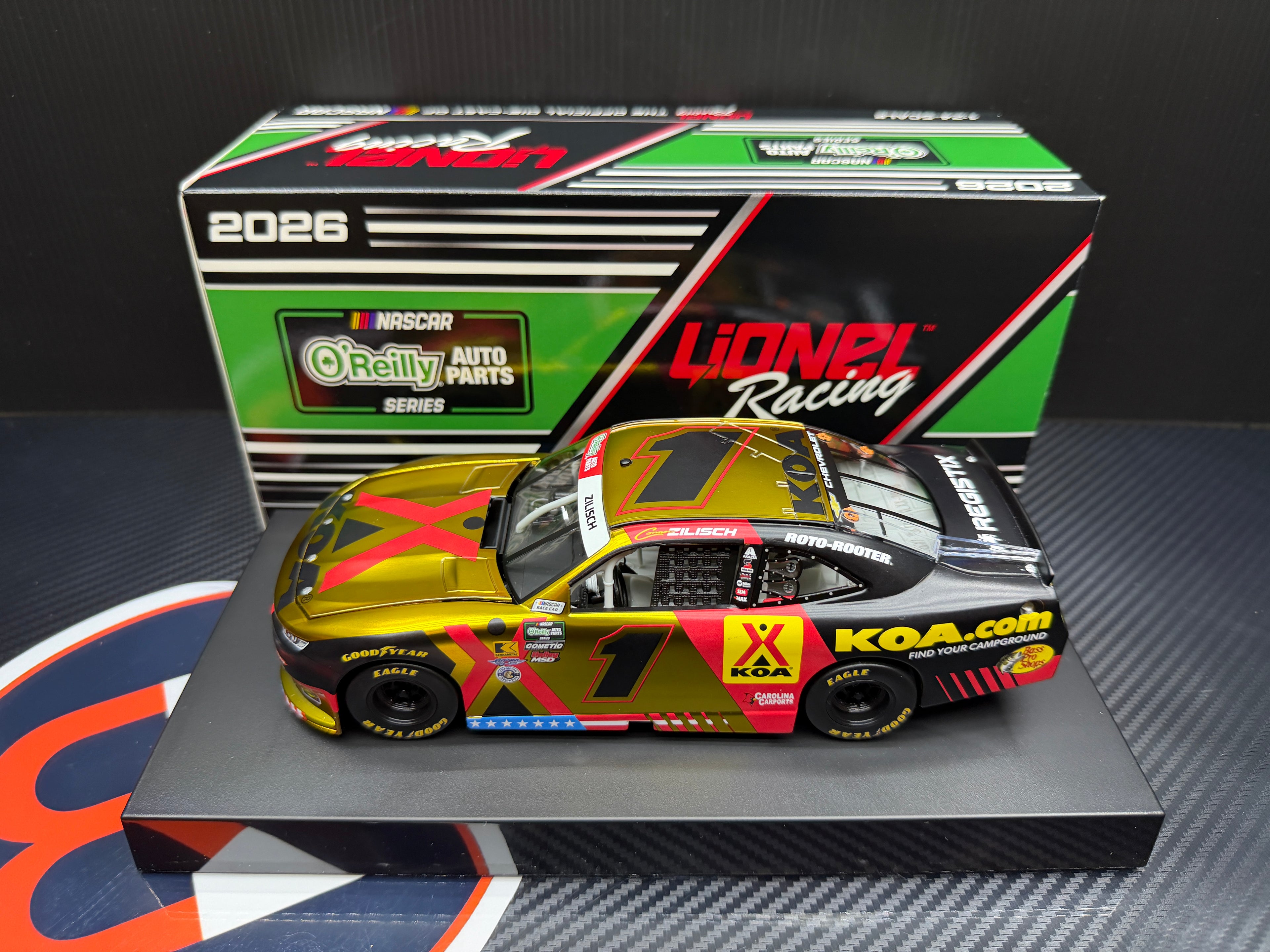2026 Connor Zilisch 1:24 KOA COLOR CHROME NASCAR Diecast