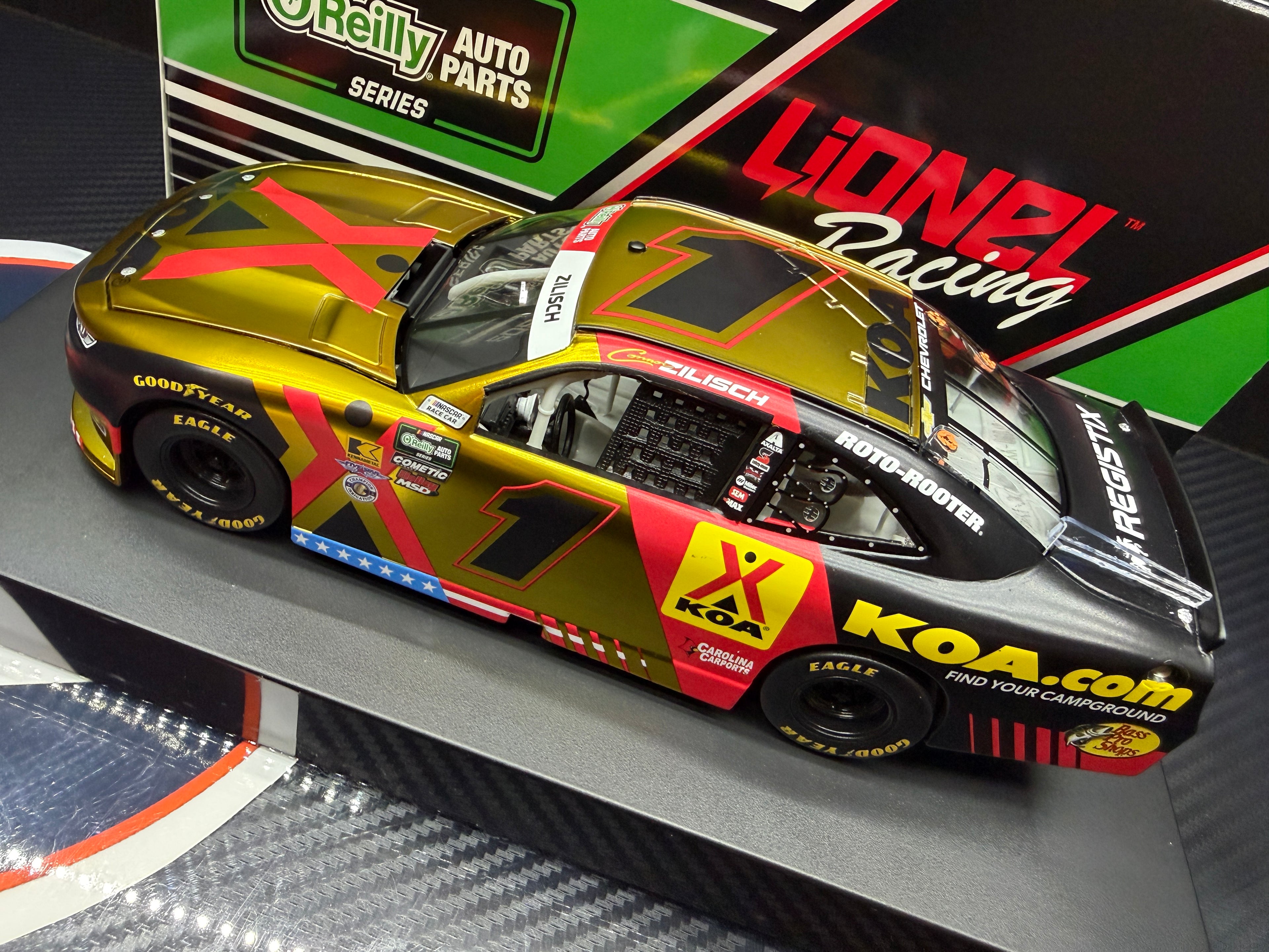 2026 Connor Zilisch 1:24 KOA COLOR CHROME NASCAR Diecast