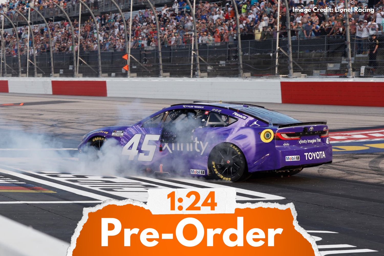 2026 Tyler Reddick 1:24 Xfinity Darlington Goodyear 400 Race Win Diecast