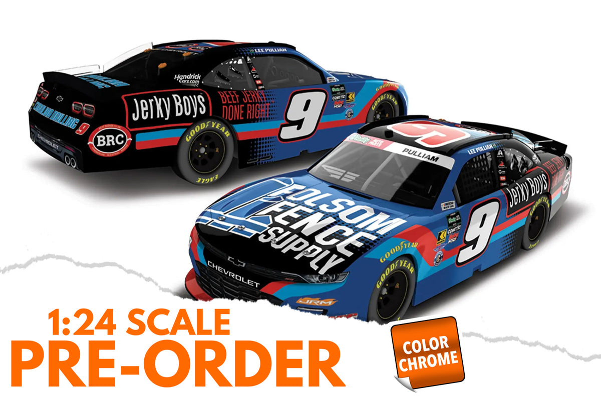 2026 Lee Pulliam 1:24 Folsom Fence Supply NASCAR COLOR CHROME Diecast