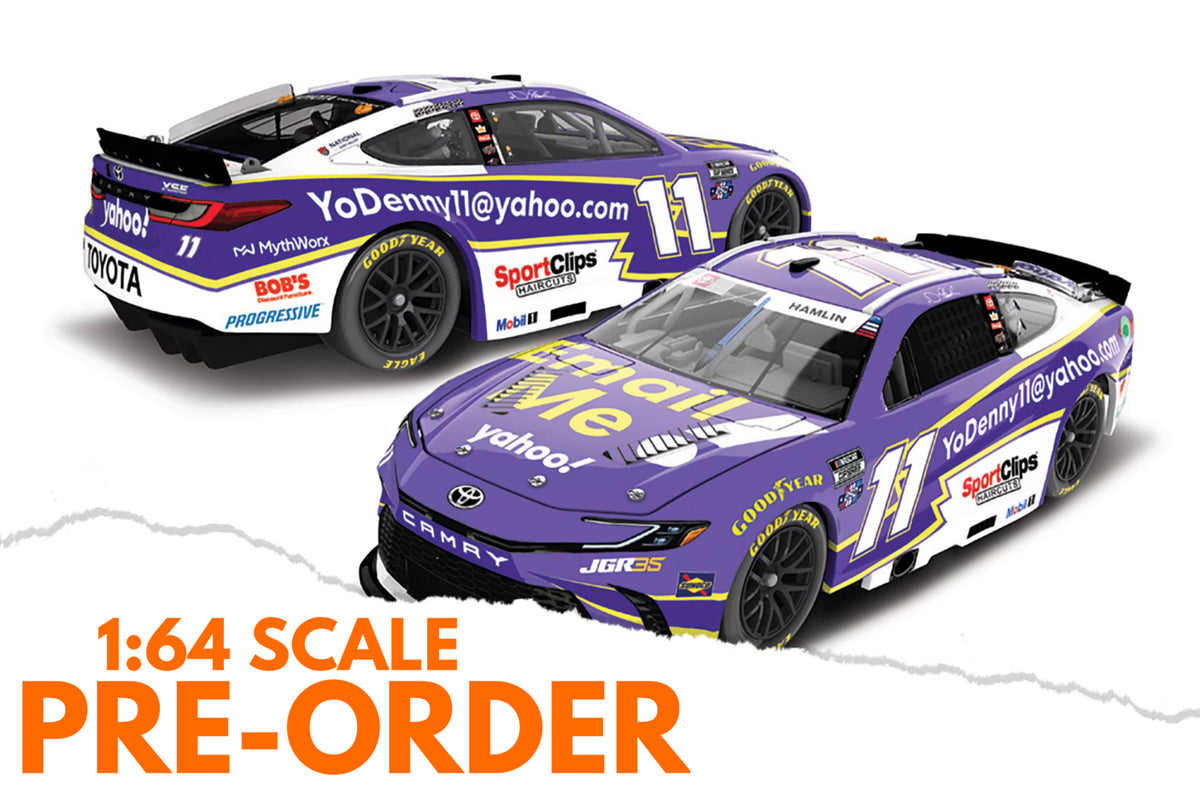 2026 Denny Hamlin 1:64 Yahoo! Email Me NASCAR Diecast