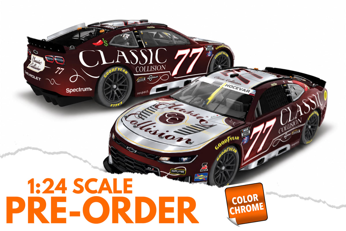 2026 Carson Hocevar 1:24 Classic Collision COLOR CHROME NASCAR Diecast