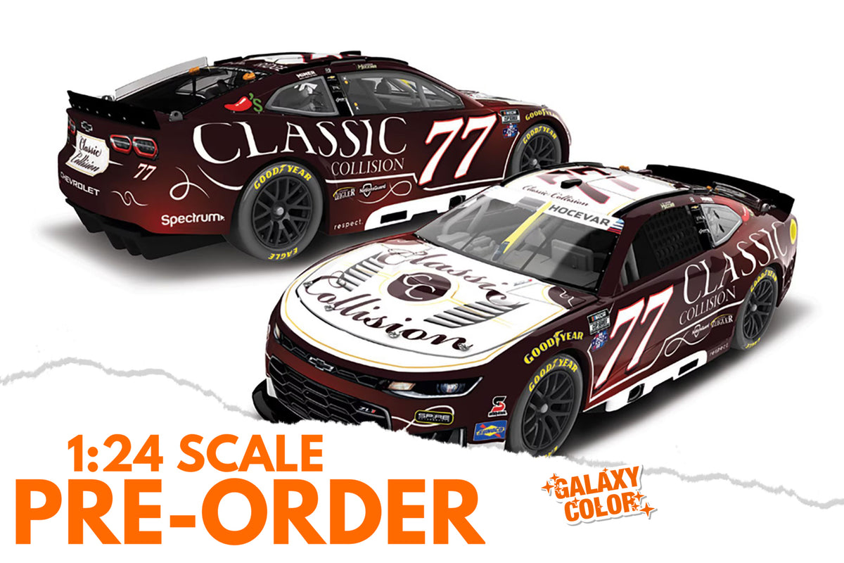 2026 Carson Hocevar 1:24 Classic Collision GALAXY COLOR NASCAR Diecast