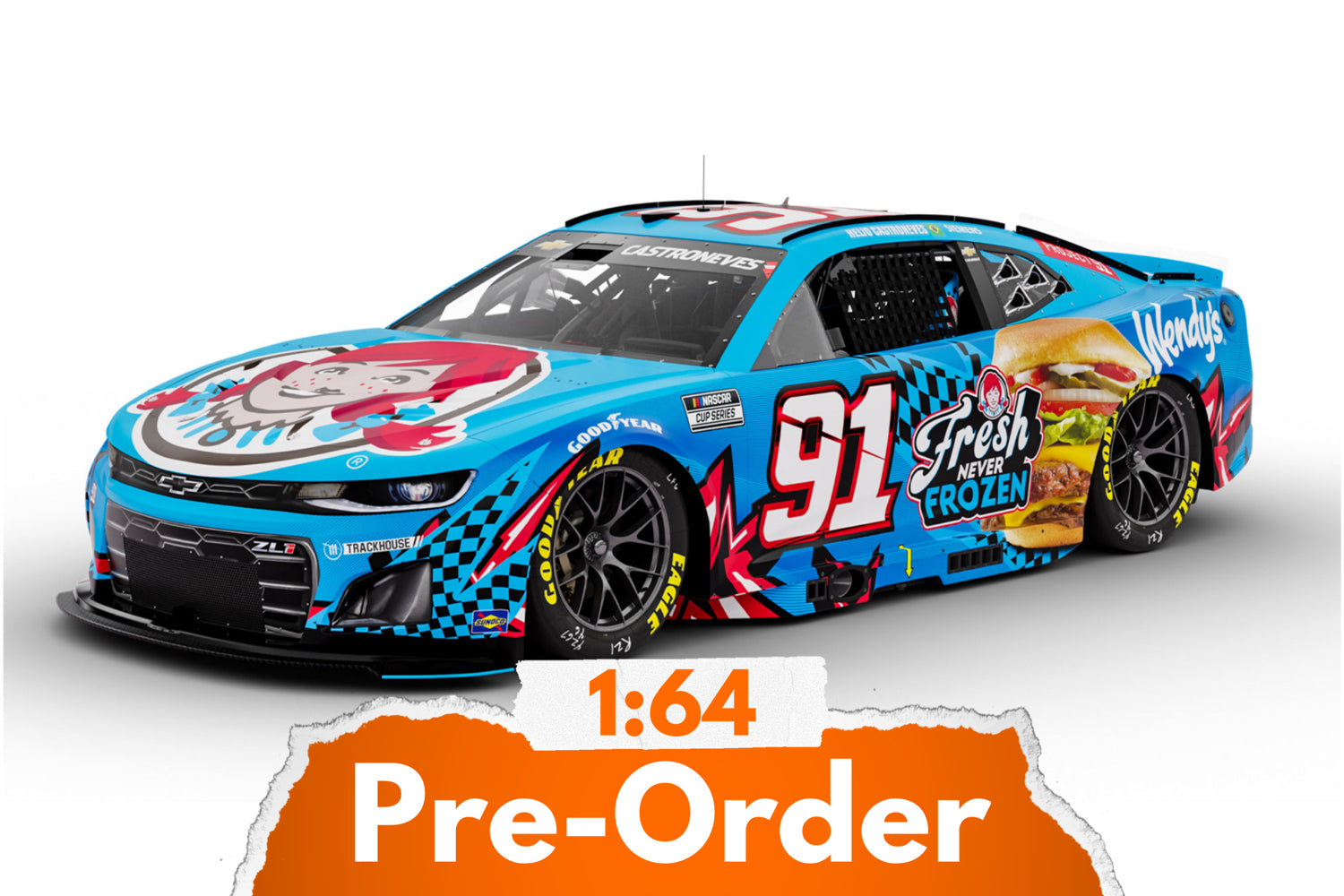 2025 Helio Castroneves 1:64 Wendy’s Diecast