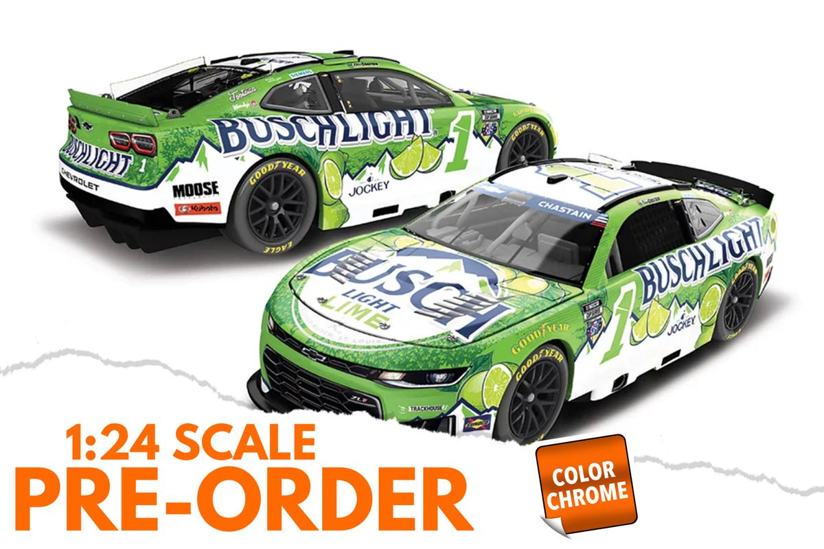 2026 Ross Chastain 1:24 Busch Light Lime COLOR CHROME NASCAR Diecast