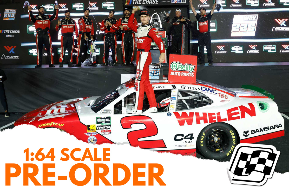 2026 Jesse Love 1:64 Whelen WWT Raceway Race Win Diecast