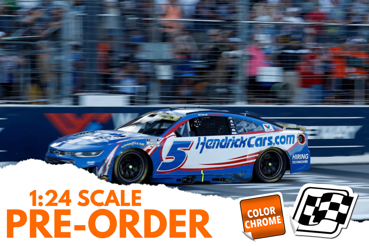 2026 Kyle Larson 1:24 HendrickCars.com WWT Raceway Race Win COLOR CHROME Diecast
