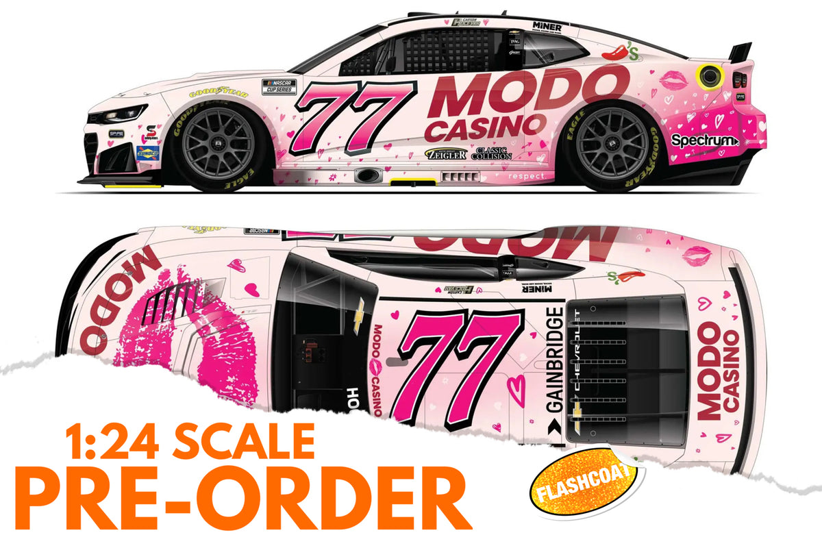 2026 Carson Hocevar 1:24 Modo Casino FLASH COAT NASCAR Diecast