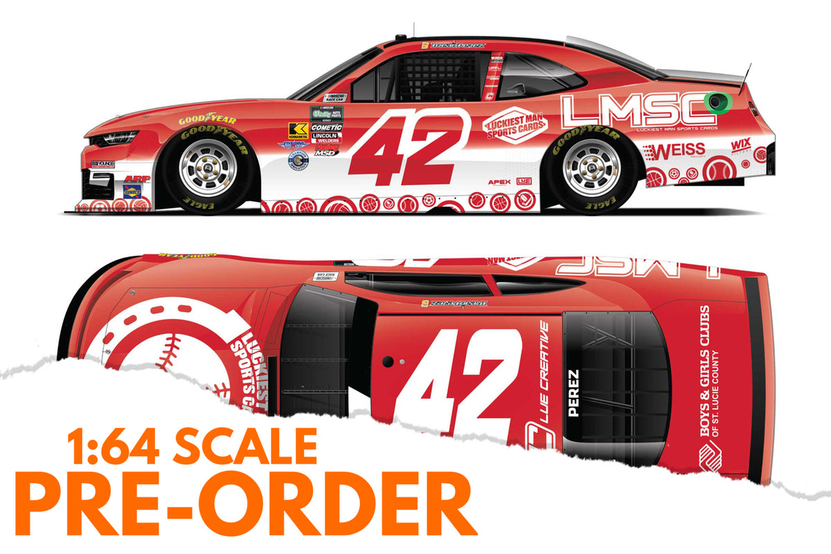 2026 Brad Perez 1:64 Luckiest Man Sports Cards NASCAR Diecast