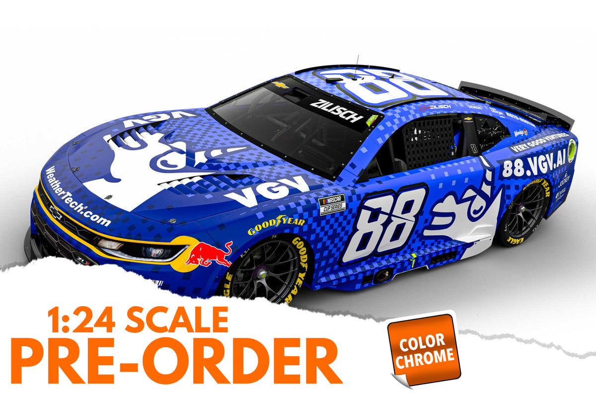 2026 Connor Zilisch 1:24 VGV.AI COLOR CHROME NASCAR Diecast