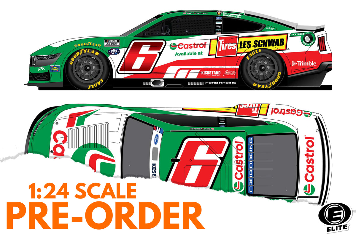 2026 Brad Keselowski 1:24 Castrol / Les Schwab Tire Centers ELITE Diecast