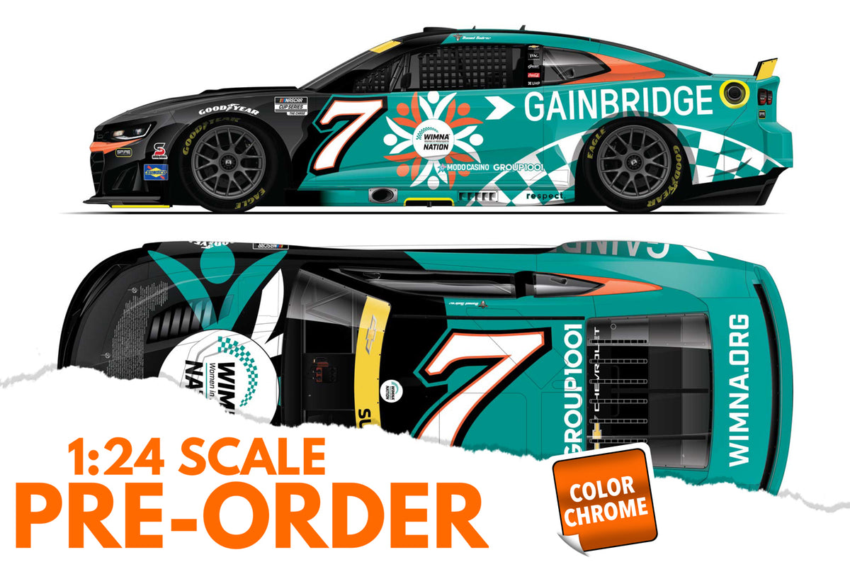 2026 Daniel Suarez 1:24 Women In Motorsports Nation COLOR CHROME Diecast