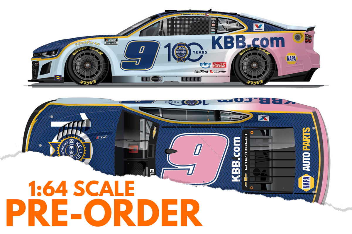 2026 Chase Elliott 1:64 Kelley Blue Book 100th Anniversary Diecast