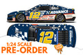 2026 Ryan Blaney 1:24 Advance Auto Parts Patriotic LIQUID COLOR NASCAR Diecast