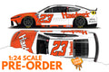 2026 Bubba Wallace 1:24 Hardee's Flashback LIQUID COLOR NASCAR Diecast