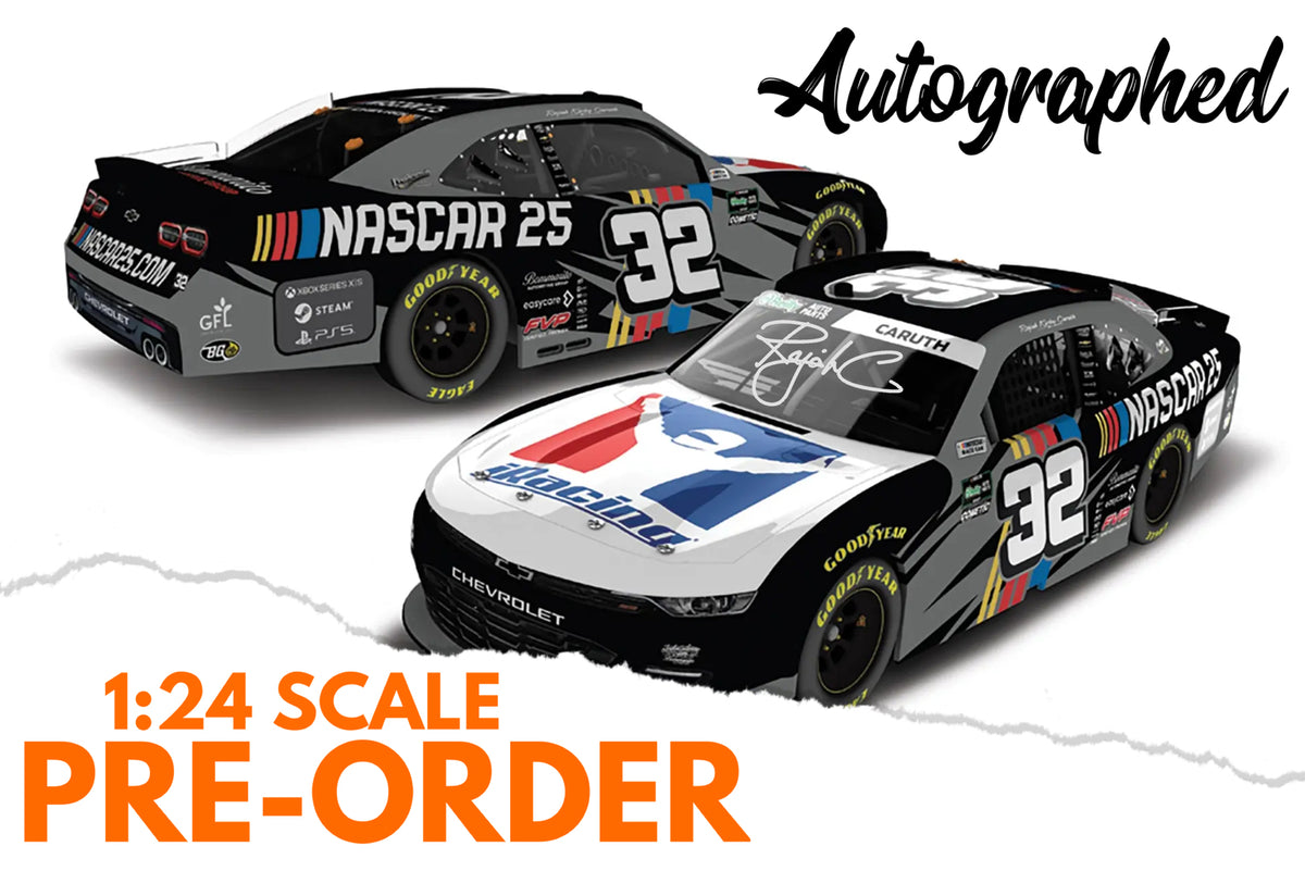 2026 Rajah Caruth 1:24 iRacing / NASCAR 25 AUTOGRAPHED Diecast