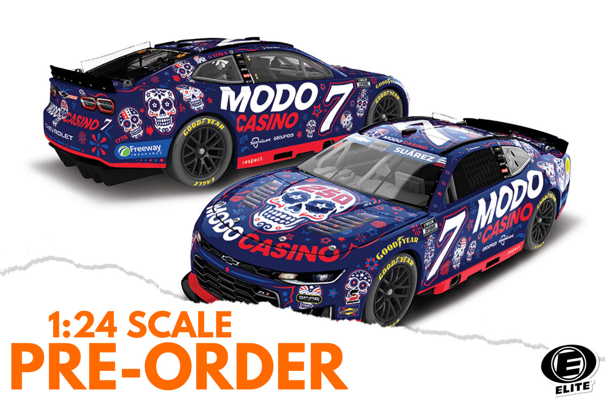 2026 Daniel Suarez 1:24 Modo Casino Sugar Skulls ELITE Diecast