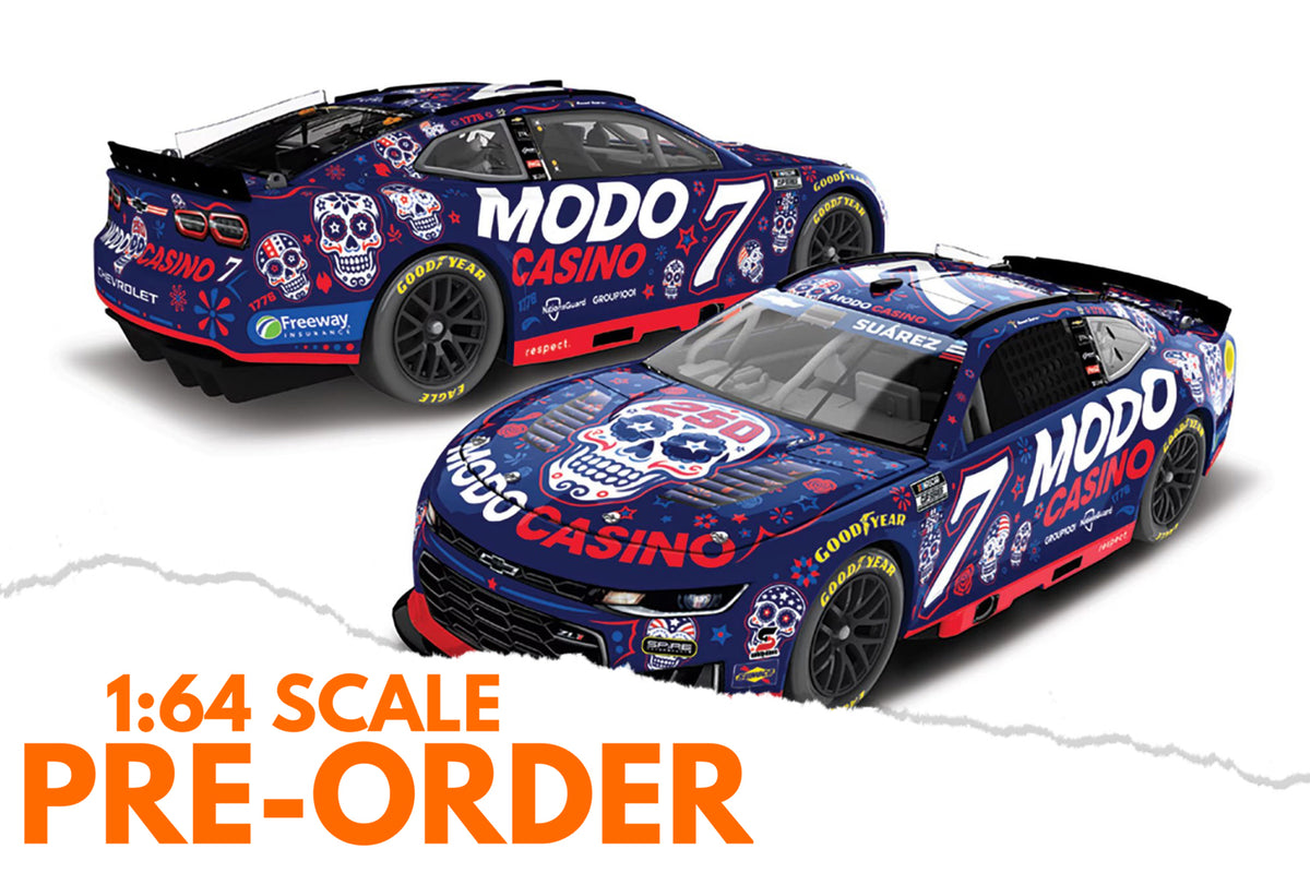 2026 Daniel Suarez 1:64 Modo Casino Sugar Skulls Diecast