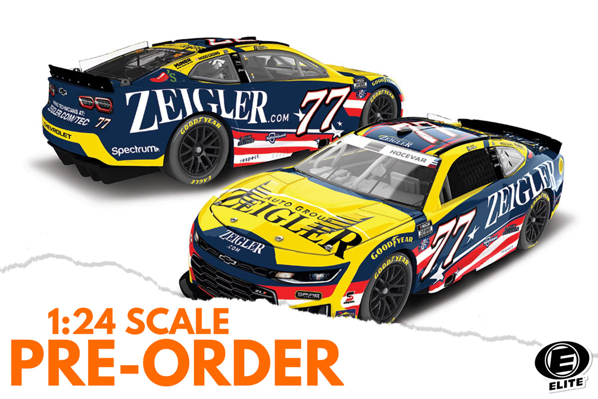2026 Carson Hocevar 1:24 Zeigler Patriotic NASCAR ELITE Diecast