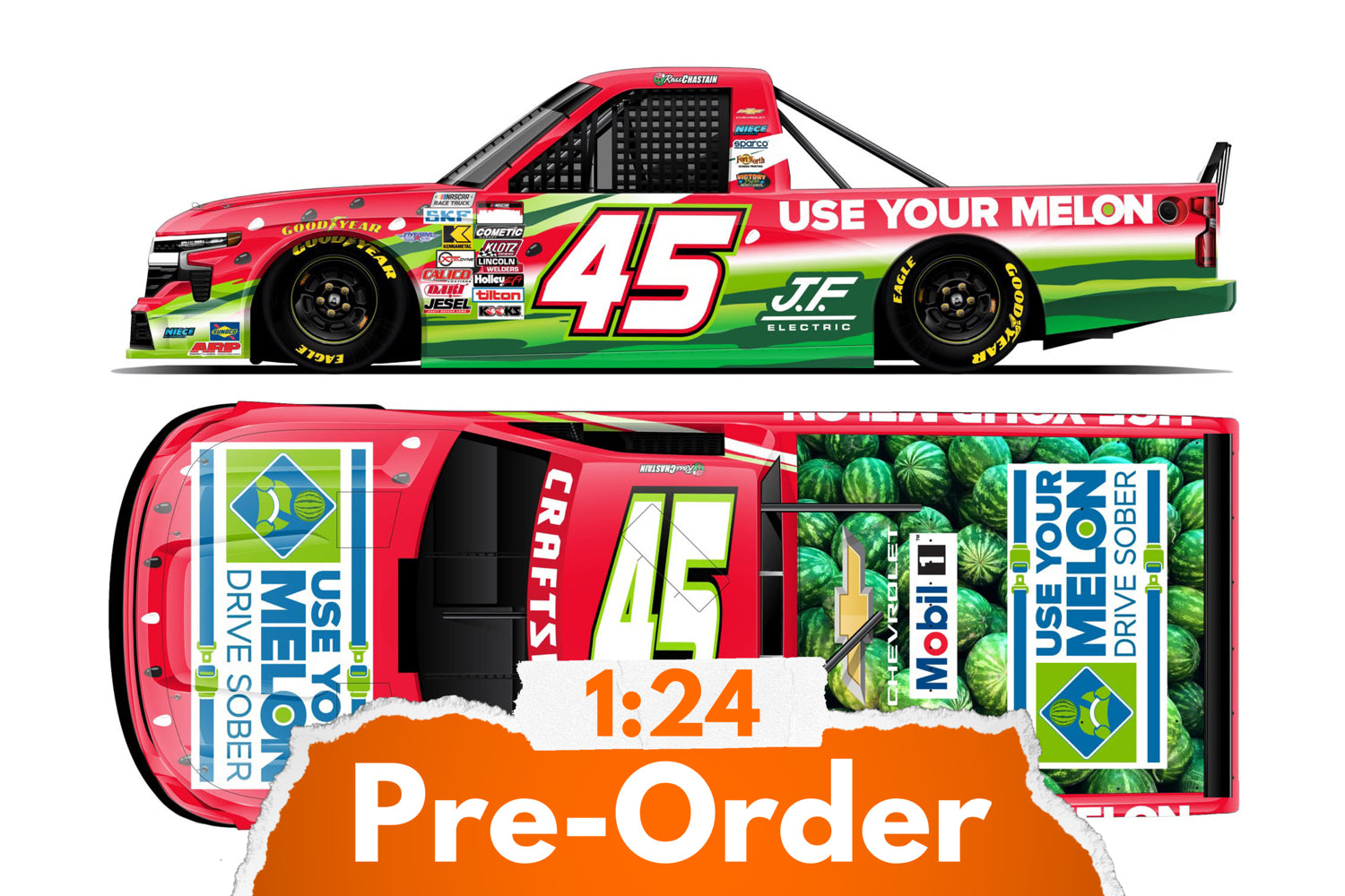2026 Ross Chastain 1:24 Use Your Melon Diecast