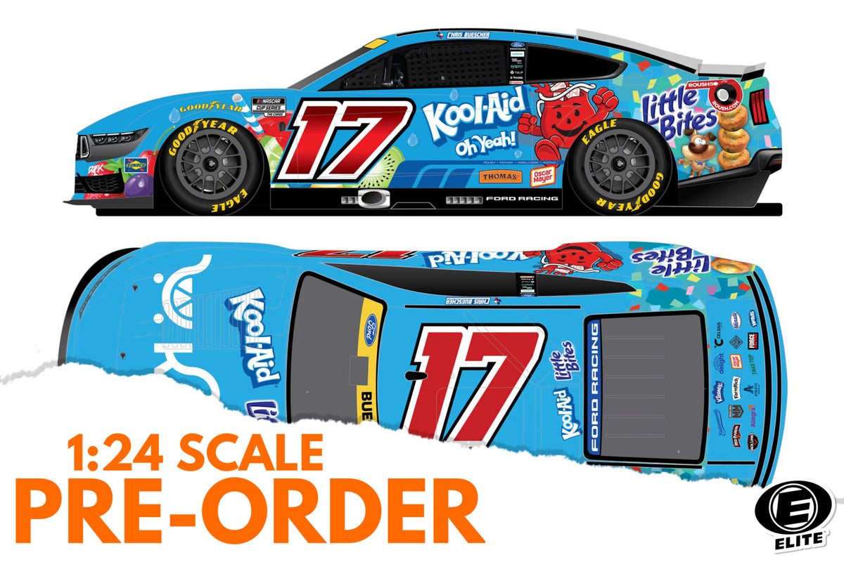 2026 Chris Buescher 1:24 Kroger / Kool-Aid / Little Bites ELITE Diecast