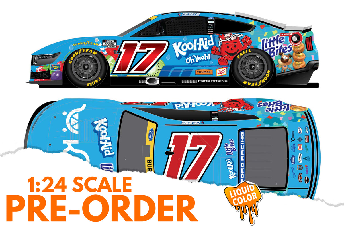 2026 Chris Buescher 1:24 Kroger / Kool-Aid / Little Bites LIQUID COLOR Diecast