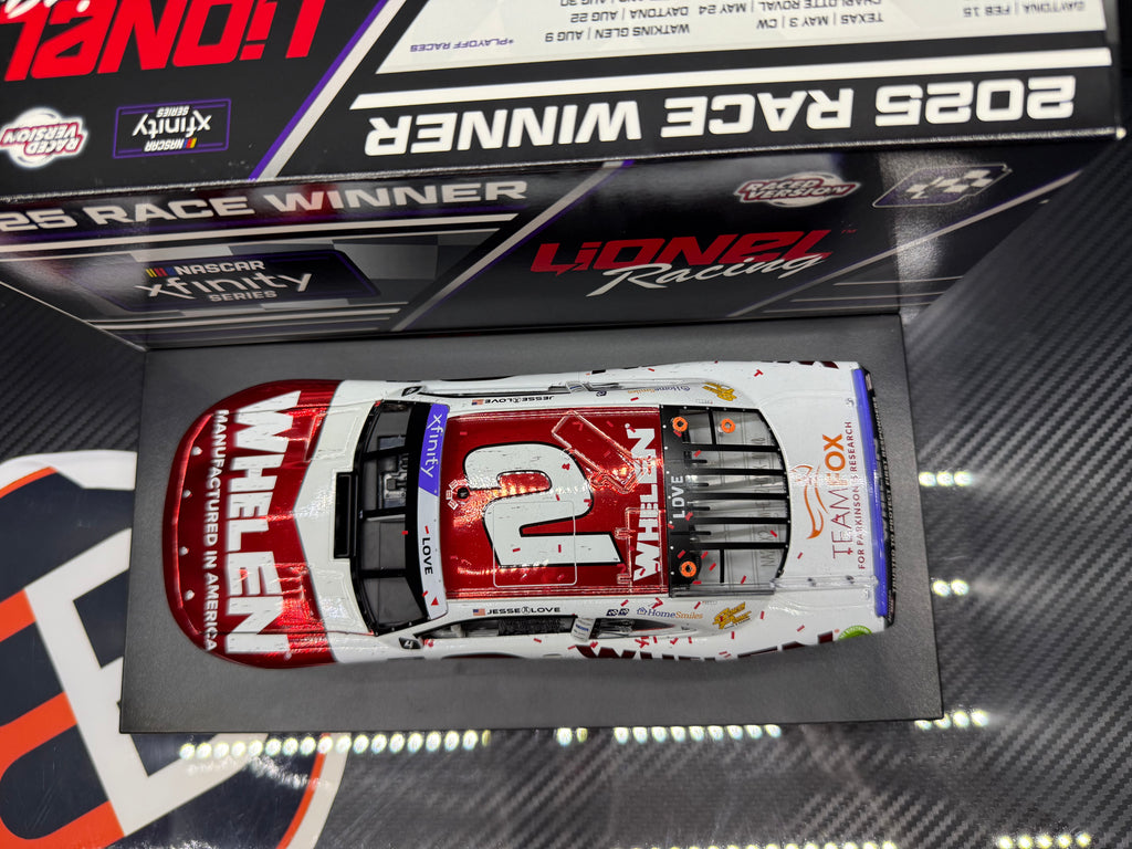 2025 Jesse Love 1:24 Whelen Phoenix Raced Version COLOR CHROME Diecast