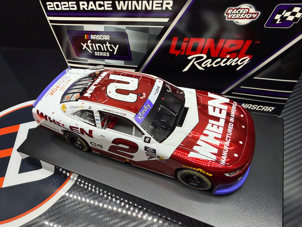 2025 Jesse Love 1:24 Whelen Phoenix Raced Version COLOR CHROME Diecast