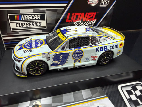 2025 Chase Elliott 1:24 Kelley Blue Book Kansas Race Win Diecast