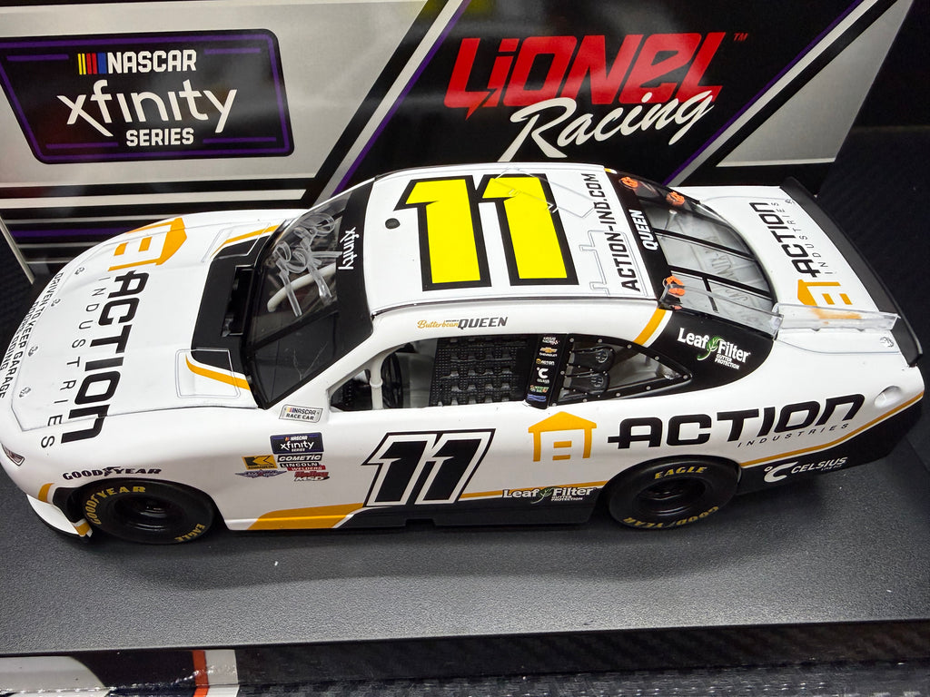 2025 Brenden “Butterbean” Queen 1:24 Action Industries AUTOGRAPHED Diecast