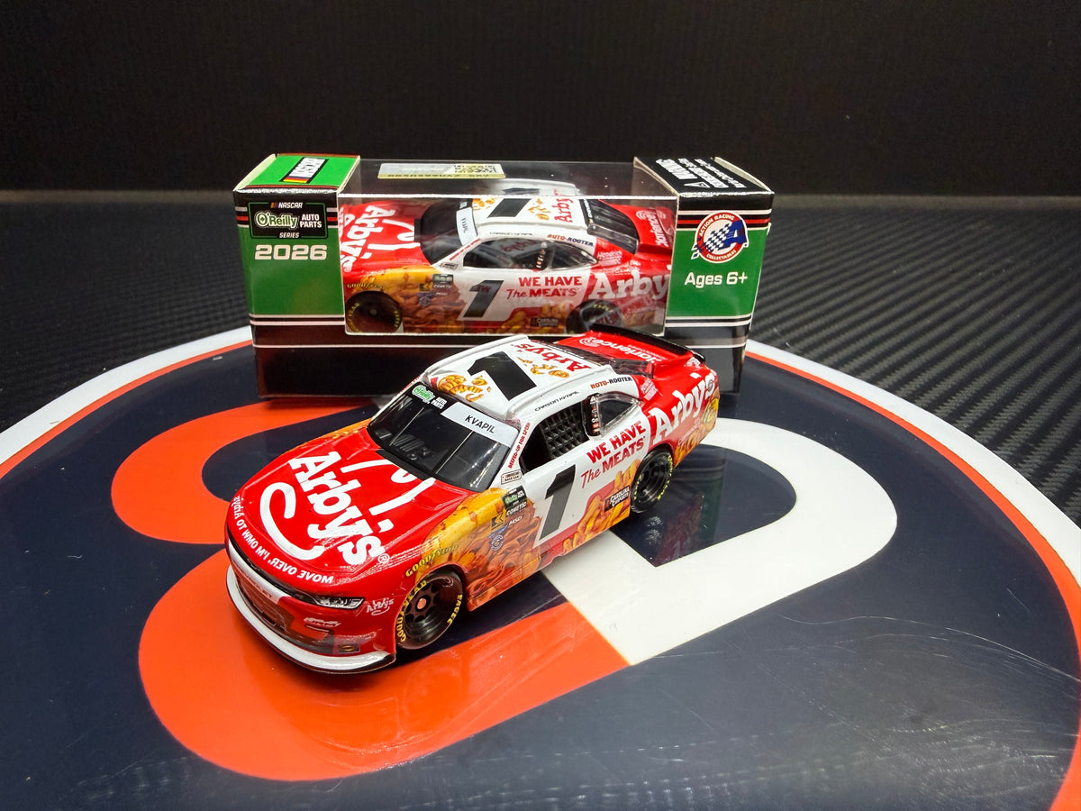 2026 Carson Kvapil 1:64 Arby's Diecast