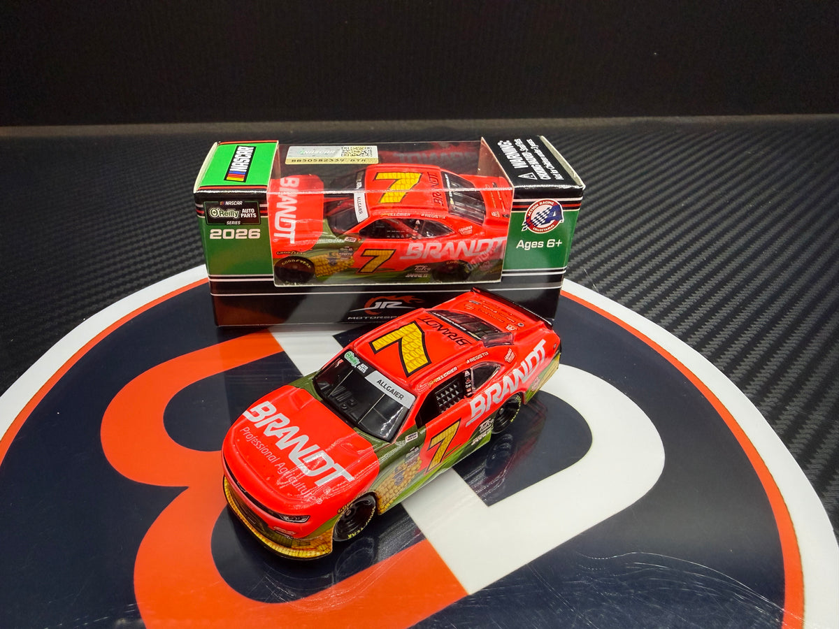 2026 Justin Allgaier 1:64 Brandt NASCAR Diecast