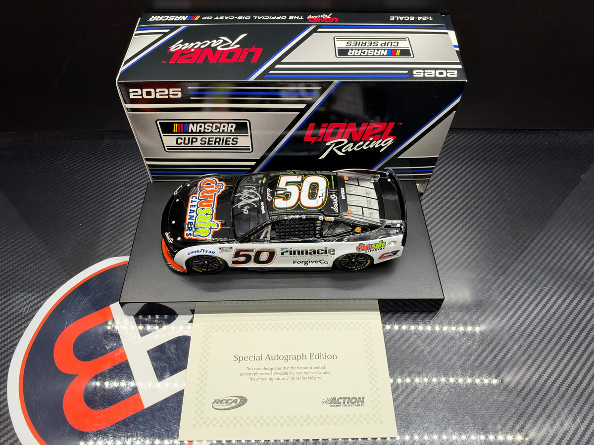 2025 Burt Myers 1:24 Citrusafe Cleaners AUTOGRAPHED Diecast