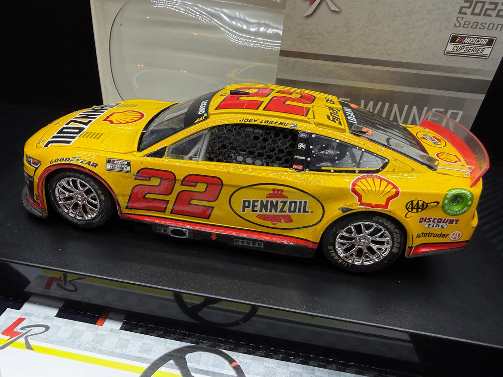 2022 Joey Logano 1:24 Shell/Pennzoil LA Coliseum Busch Clash Race Win Diecast
