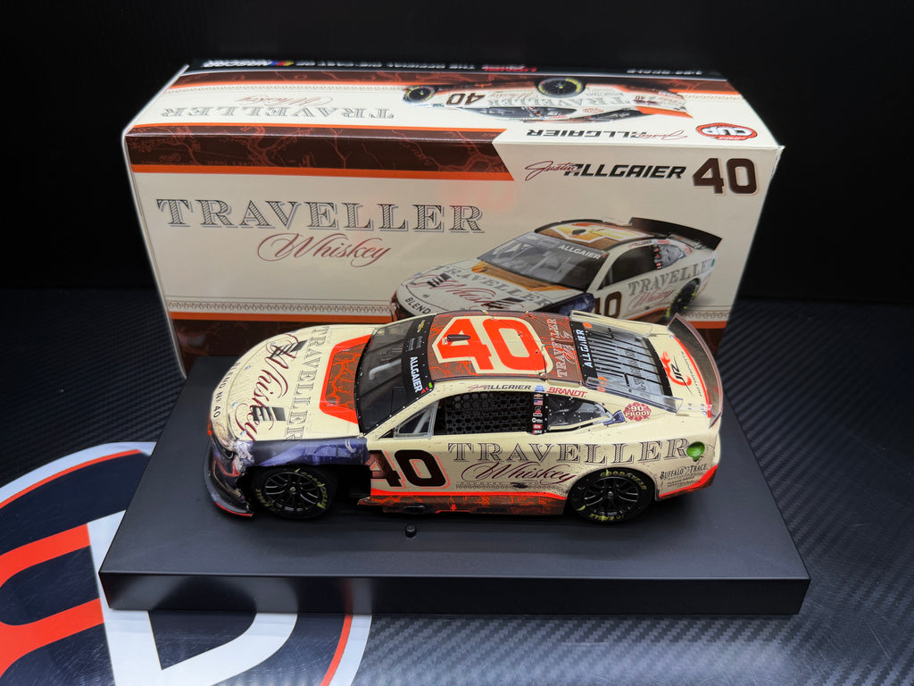 2025 Justin Allgaier 1:24 Traveller Whiskey Raced Version SOUND BASE Diecast