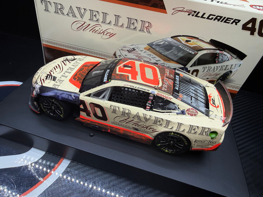 2025 Justin Allgaier 1:24 Traveller Whiskey Raced Version SOUND BASE Diecast