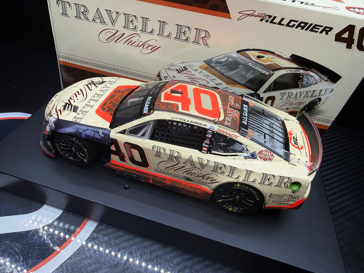 2025 Justin Allgaier 1:24 Traveller Whiskey Raced Version SOUND BASE Diecast