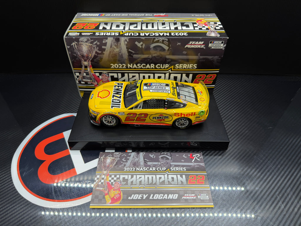2022 Joey Logano 1:24 Shell/Pennzoil Champion Diecast