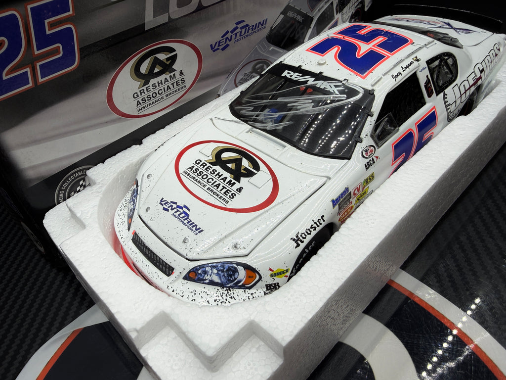 2008 Joey Logano 1:24 Joe Gibbs Driven Racing Oil Rockingham AUTOGRAPHED Race Win Diecast