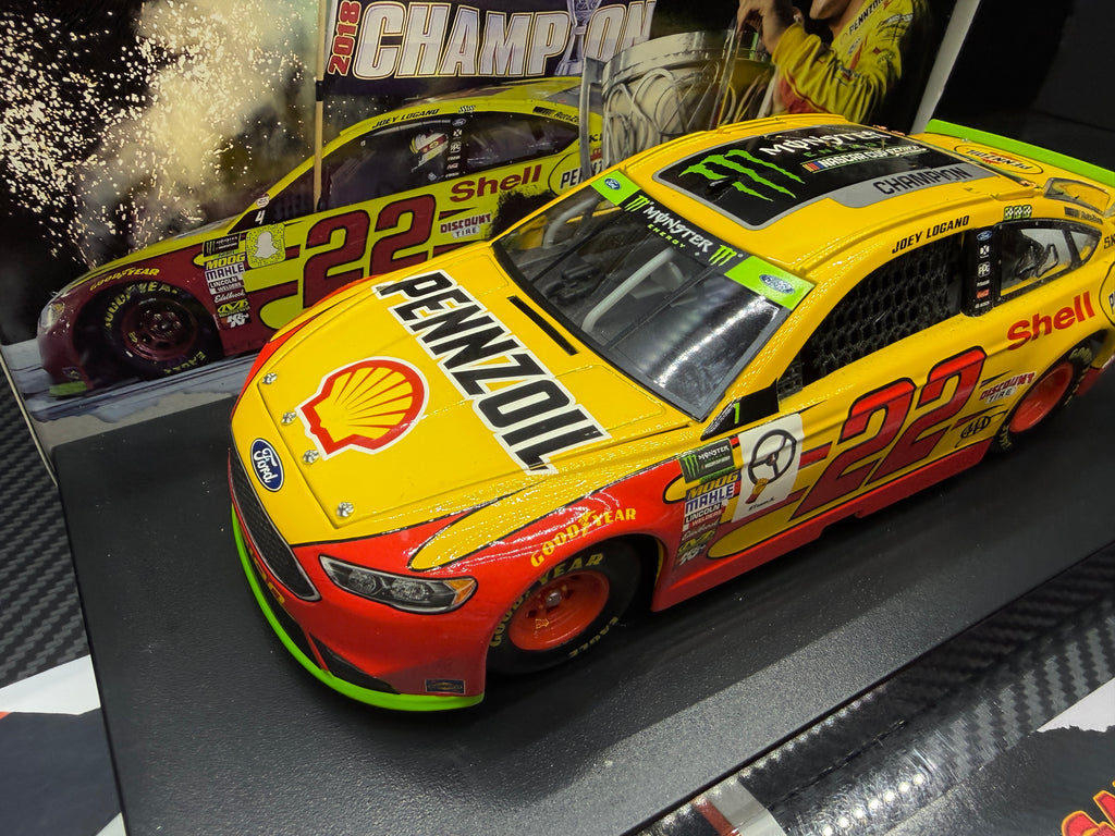 2018 Joey Logano 1:24 Shell/Pennzoil Champion Diecast