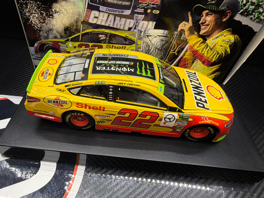2018 Joey Logano 1:24 Shell/Pennzoil Champion Diecast
