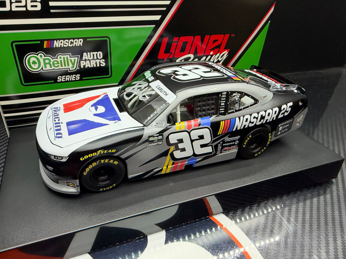 2026 Rajah Caruth 1:24 iRacing / NASCAR 25 AUTOGRAPHED Diecast