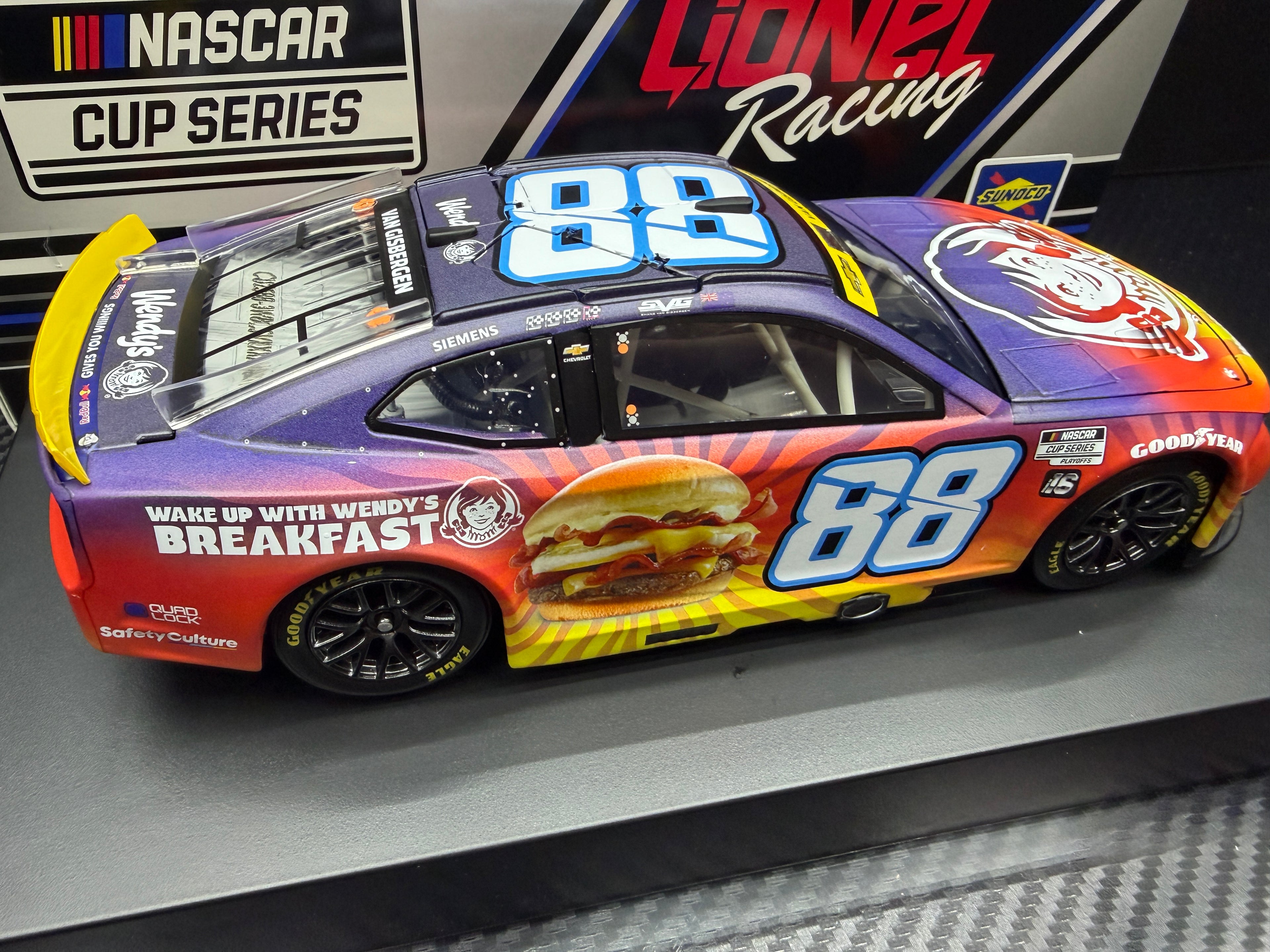 2025 Shane Van Gisbergen 1:24 Wendy's Breakfast Baconator Diecast