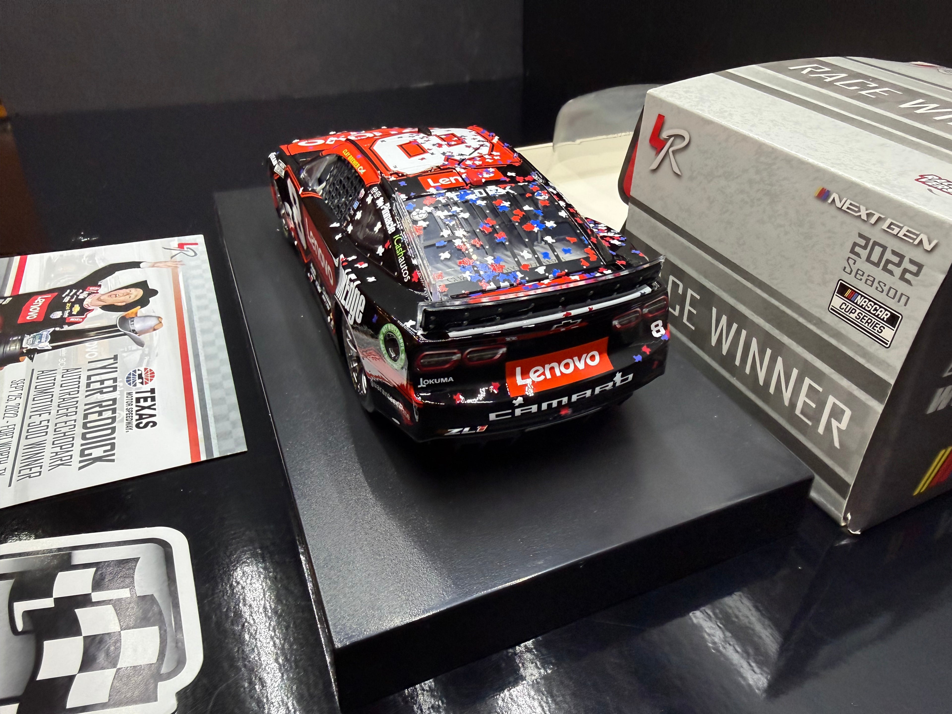 2022 Tyler Reddick 1:24 Lenovo Texas Race Win Diecast