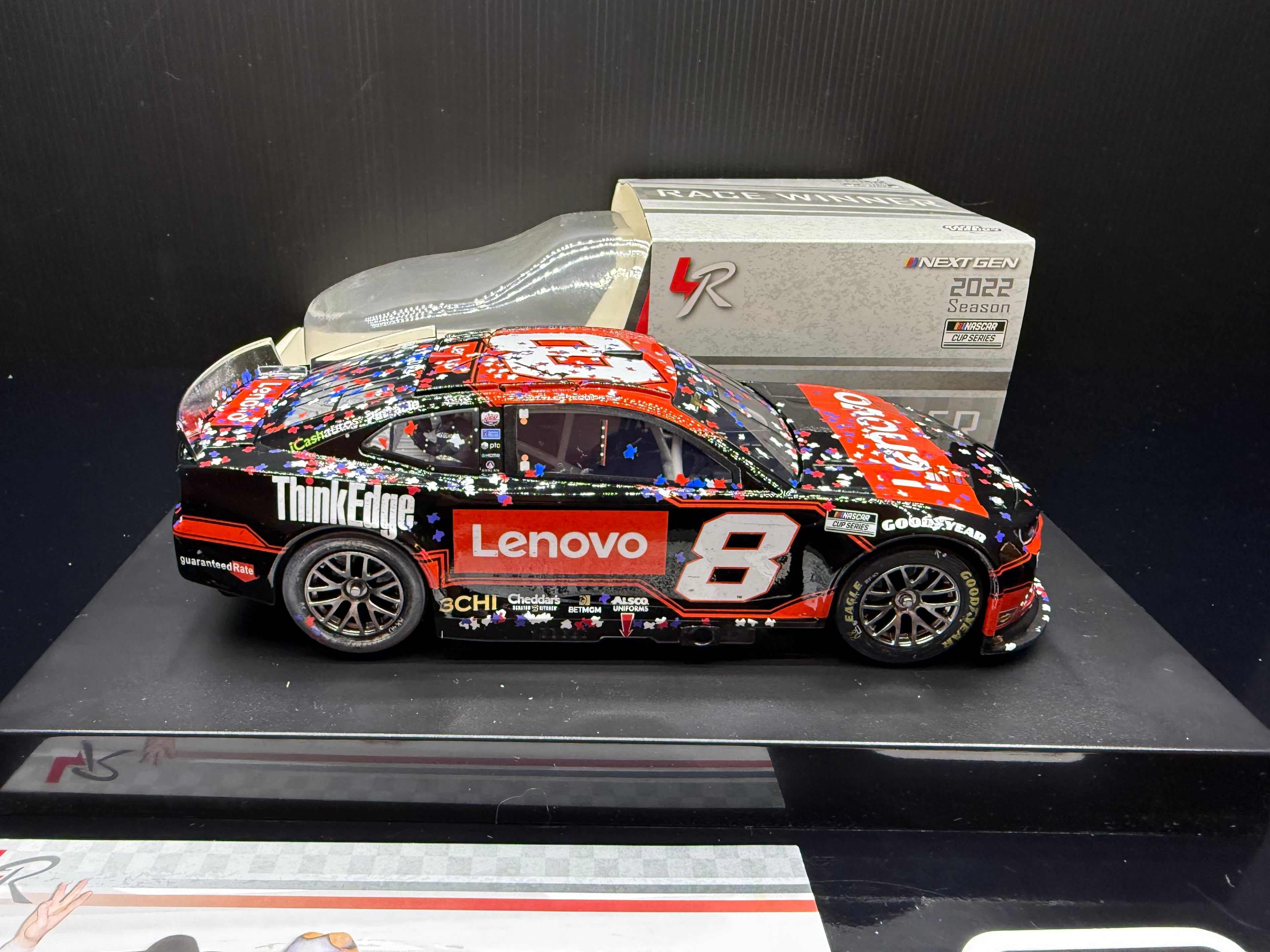2022 Tyler Reddick 1:24 Lenovo Texas Race Win Diecast