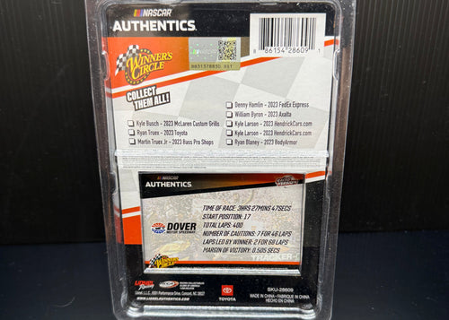 2023 Martin Truex Jr 1:64 Winner's Circle Dover Race Win NASCAR Diecast