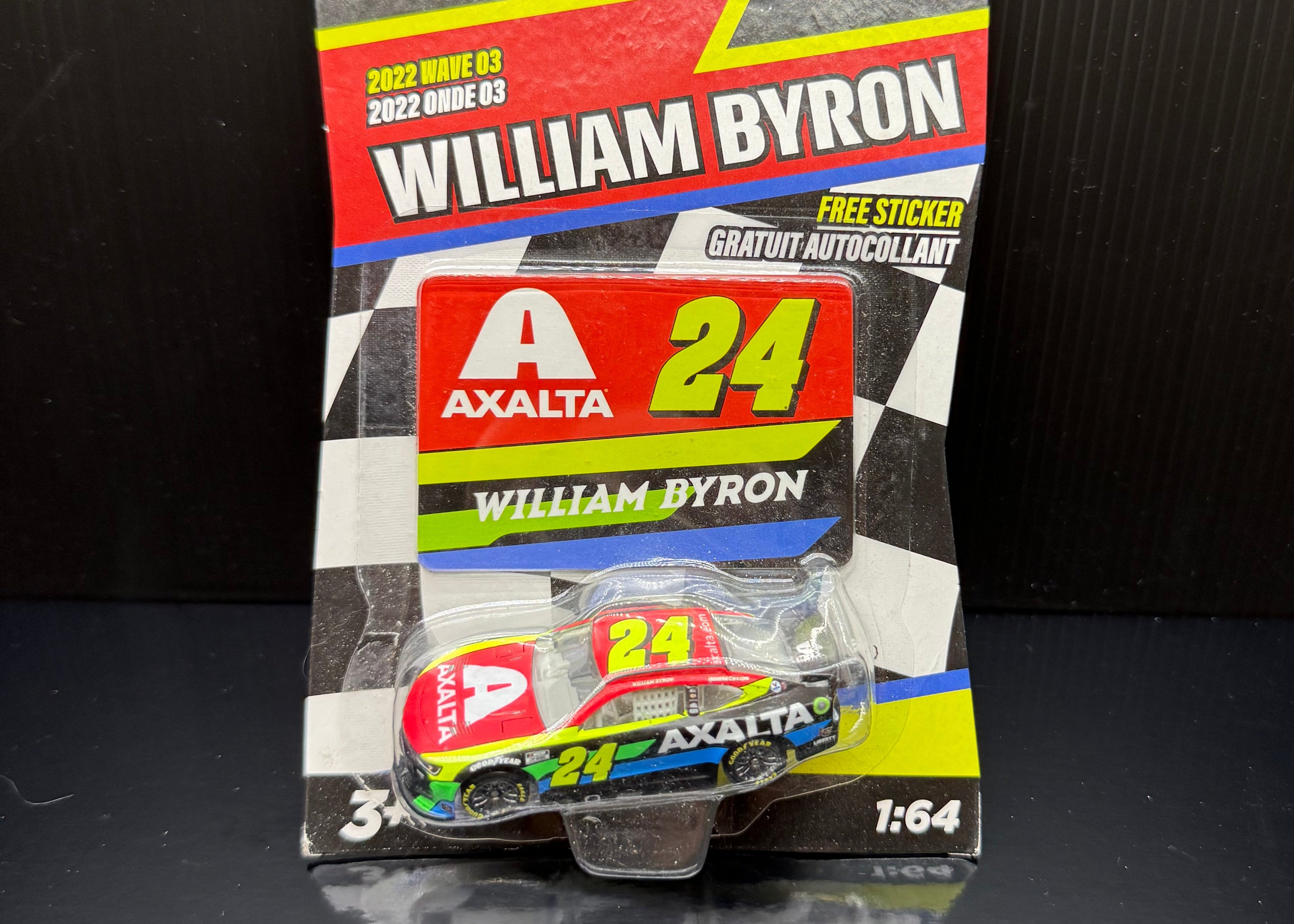 2022 William Byron 1:64 Authentics Axalta Wave 3 NASCAR Diecast