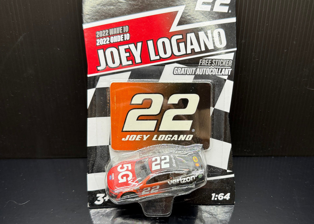 2022 Joey Logano 1:64 Verizon 5G Authentics Wave 10 NASCAR Diecast