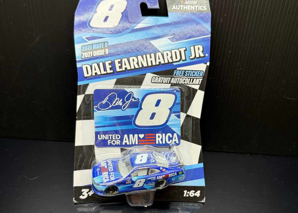 2021 Dale Earnhardt Jr 1:64 United for America Authentics Wave 9 NASCAR Diecast