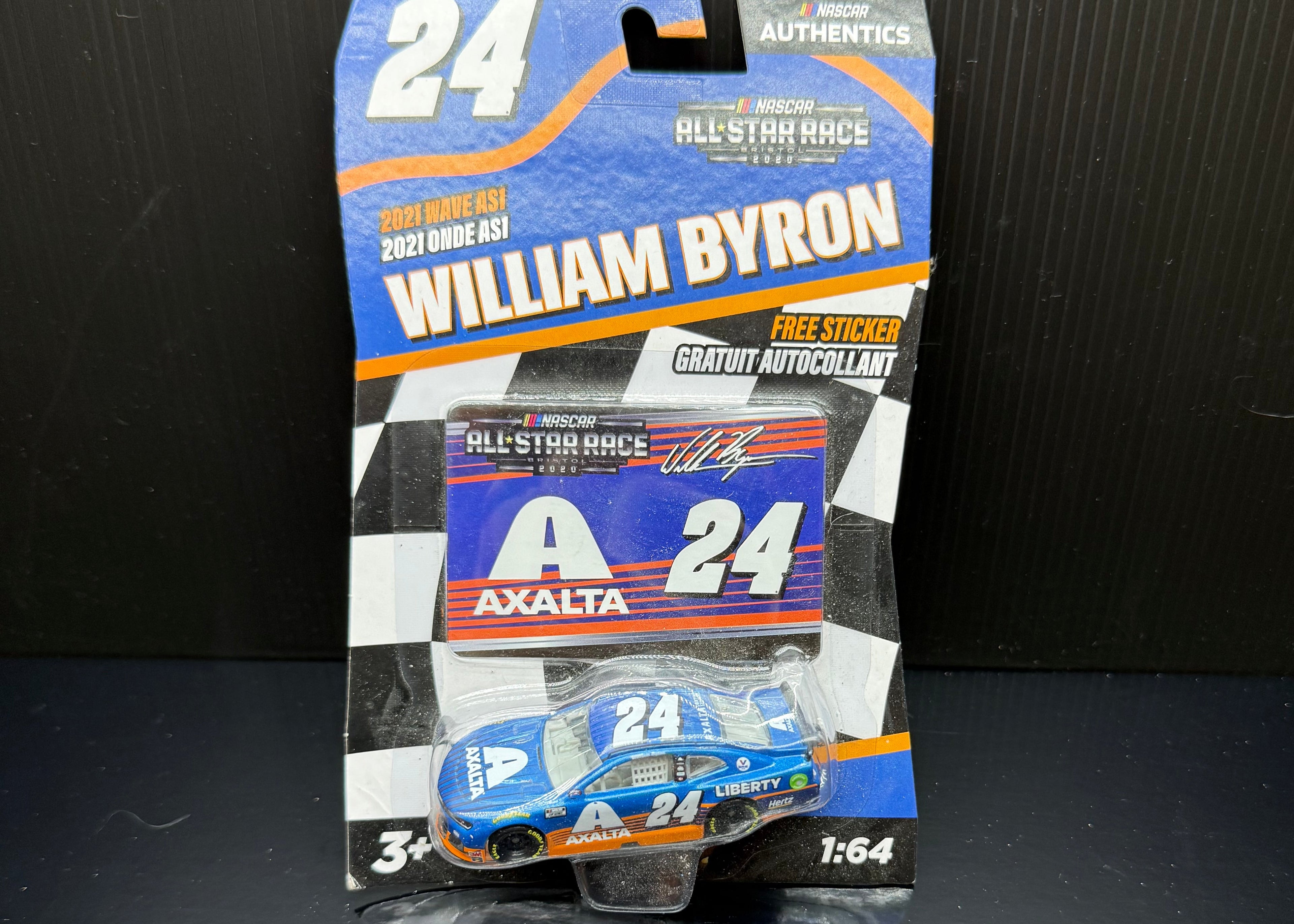 2021 William Byron 1:64 Authentics Wave AS1 Axalta All Star NASCAR Diecast